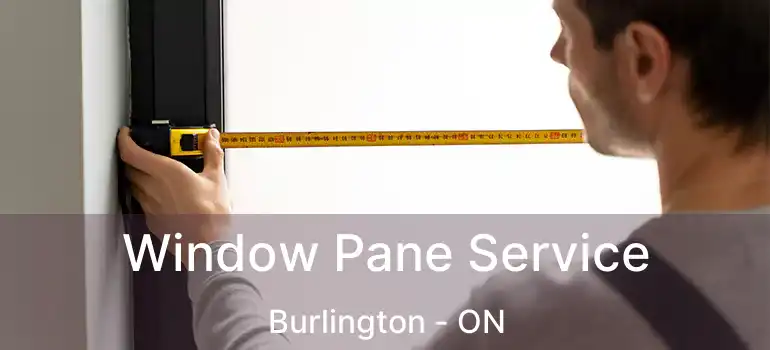  Window Pane Service Burlington - ON