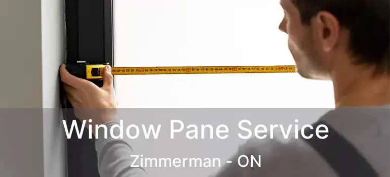  Window Pane Service Zimmerman - ON