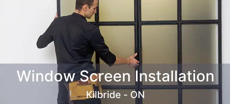  Window Screen Installation Kilbride - ON
