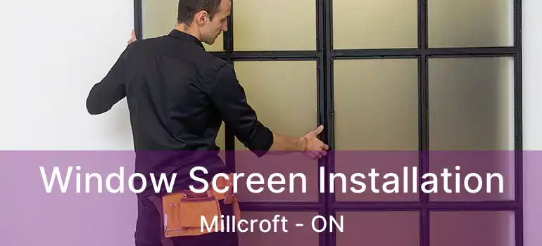  Window Screen Installation Millcroft - ON