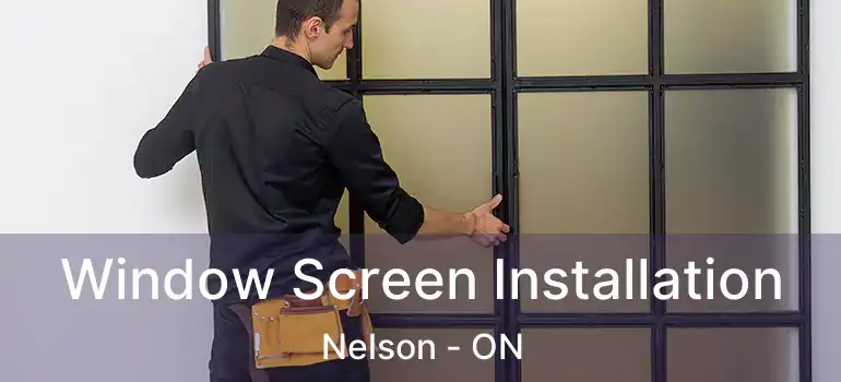  Window Screen Installation Nelson - ON
