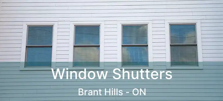  Window Shutters Brant Hills - ON