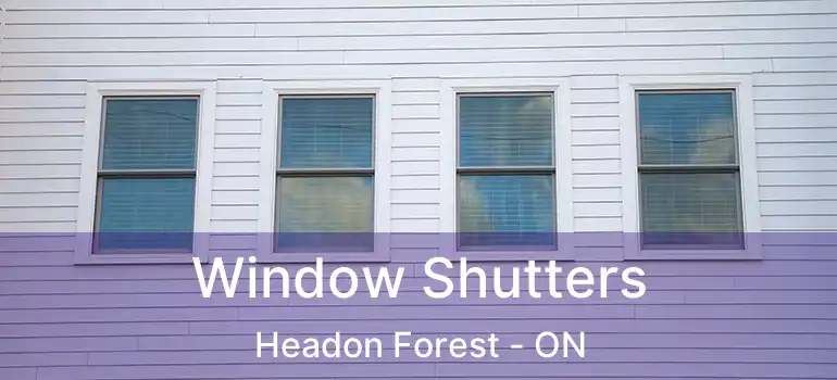  Window Shutters Headon Forest - ON
