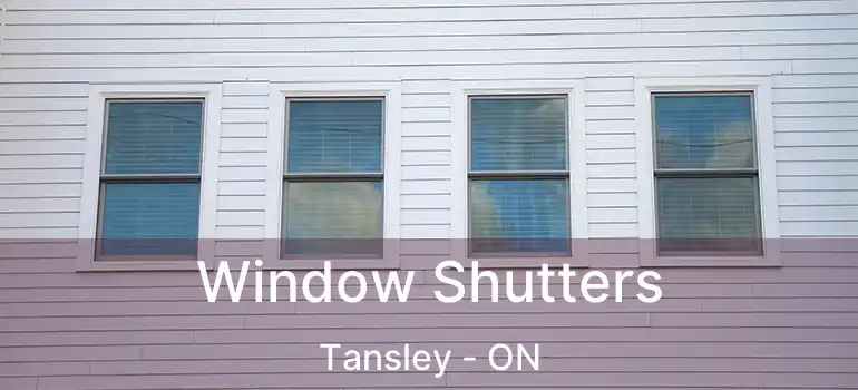  Window Shutters Tansley - ON