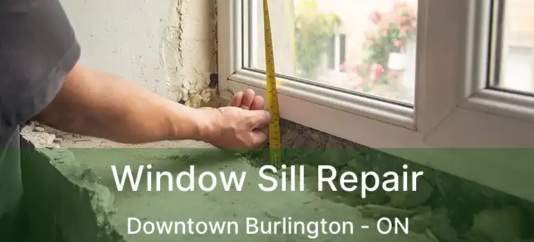  Window Sill Repair Downtown Burlington - ON