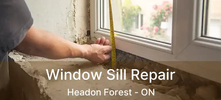  Window Sill Repair Headon Forest - ON