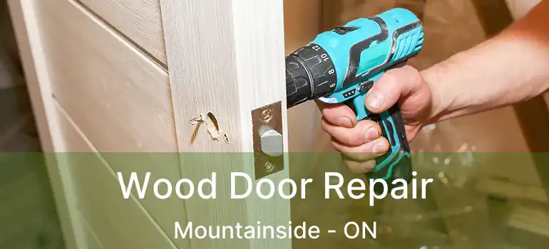  Wood Door Repair Mountainside - ON